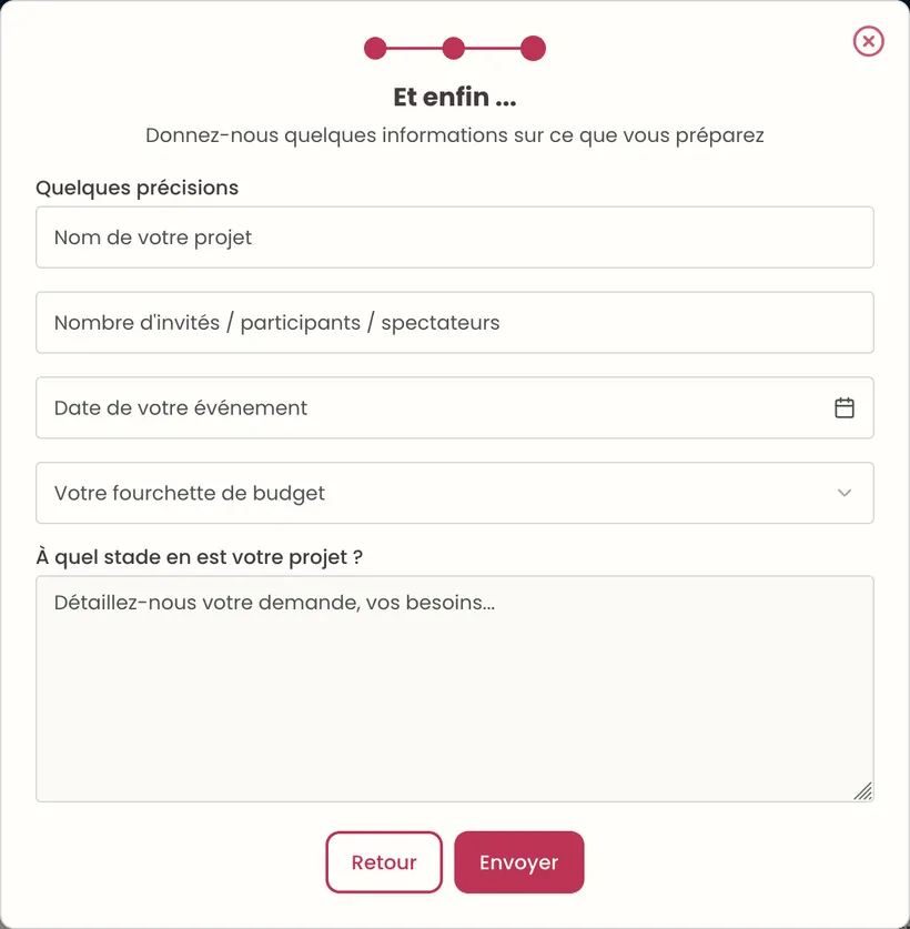 Formulaire de demande qualifiée Zirru Link